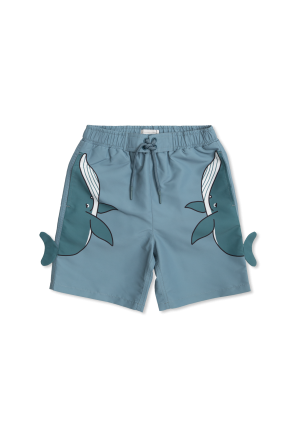 Swim shorts with print